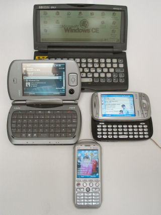 HP320LX with Windows Mobile 5 Devices