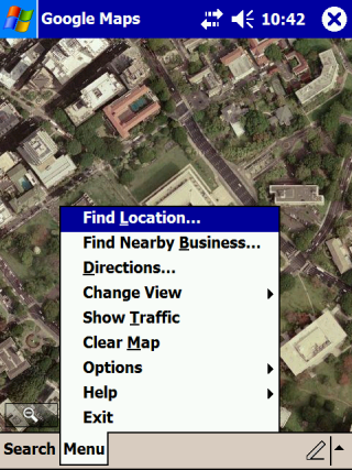 Google Maps for Windows Mobile