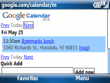 Google Calendar for mobile devices