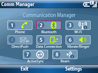 Windows Mobile Comm Manager