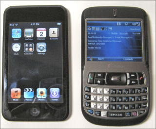 iPod touch and T-Mobile Dash
