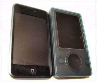 iPod touch and Microsoft Zune