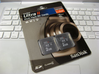 SanDisk Ultra II SD twin pack