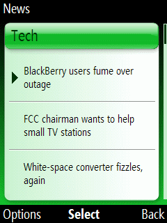 MSN Direct for Windows Mobile